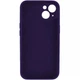 Чохол Fiji Silicone Case Full Camera для Apple iPhone 15 бампер накладка із захистом камери Amethyst - зображення 3