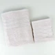 ​Набор махровых турецких полотенец Family Tradition 140х70 см 90х50 см бело-розовые Серебристая тесьма - изображение 2