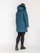 Зимняя женская куртка большого размера UF-fashion ЛР-172-песец 54 бирюзовий - изображение 4