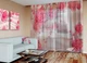 3D - Фото Тюль PHOTODECOR "3D Розовые розы и стразы" - изображение 1
