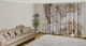 3D - Фото Тюль PHOTODECOR "3D Квіти з перлами та стразами" 1 кв.м - зображення 2