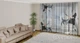 3D - Фото Тюль PHOTODECOR "Тоннель с черно-белыми цветами" - изображение 2