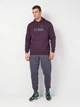 Худи утепленное мужское Puma Ess Big Logo Hoodie 58668717 XL Фиолетовое (4067981102266) - изображение 3