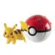 Игровая фигурка Throw 'N' Pop Poke Ball Pokemon Пикачу с покеболом 5 см - изображение 2