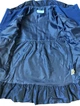 Детское зимнее пальто для девочки Blumarine baby 116 см Синее - изображение 5