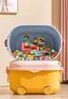 Багатофункціональний ящик для зберігання іграшок POPPET "Свинка Йеллоу", на колесах, великий (PP-002Y-L) - зображення 4