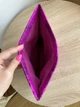 Женский клатч из натуральной кожи питона яркая фуксия Ekzotic leather (snc02_2) - изображение 4
