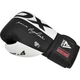 Боксерські рукавиці RDX F4 Boxing Sparring Gloves Hook&Loop WHITE/BLACK 10 унцій (капа в комплекті) - зображення 3