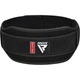 Пояс для важкої атлетики RDX RX5 Double Belt неопреновий Black S - изображение 9