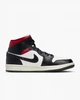 Кроссовки Air Jordan Retro 1 Mid Casual Shoes Black/White Bq6472-061 36.5 - изображение 4