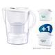 Фильтр для питьевой воды Brita Marella 2,4 л Белый с картриджами Maxtra Pro 1 шт + Maxtra Pro Hard Water 1 шт - изображение 1