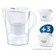 Фильтр-кувшин Brita Marella 2,4 л Белый с картриджами Maxtra Pro 1 шт + Maxtra Pro Hard Water 3 шт - изображение 1