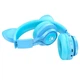 Наушники Hoco детские Bluetooth 400mAh BT AUX Blue (W39_Blue) - изображение 2