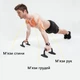 Упори для віджимань Cornix Push-up XR-0168 Black/Orange - зображення 6