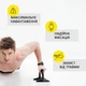 Упоры для отжиманий Cornix Push-up XR-0169 Black/Green - изображение 7
