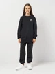 Подростковый теплый свитшот Nike G Nsw Club Flc Ovrszd Crew Lbr FD2923-010 147-158 см Black/White (0196607235232) - изображение 3