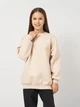 Детский теплый свитшот оверсайз для девочки Nike G NSW CLUB FLC OVRSZD CREW LBR FD2923-126 128-137 см Кремовый (196607038178) - изображение 1