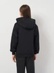 Детская теплая толстовка на флисе с капюшоном для девочки Nike K Nsw Club Flc Hd Fz Ls Lbr FD3004-010 122-128 см XS Черная (196607240717) - изображение 2