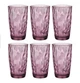 Набор стаканов Bormioli Rocco Diamond Rock Purple 350270M02321990/6 470 мл 6 шт. - изображение 2