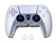 Ультратонкий силіконовий чохол Full White для геймпаду Sony DualSense™ (PS5) + в подарунок накладки на стіки [447689057] - зображення 1