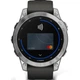 Сталевий годинник Garmin Fenix 7 (010-02540-01) сріблястий з чорним силіконовим ремінцем - зображення 3