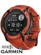 Смарт-часы с солнечной батареей и встроенным фонарем Garmin Instinct 2X Solar (010-02805-01) светло-красные с силиконовым ремешком - изображение 1