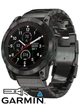 Титановые часы с подзарядкой от солнца и встроенным фонарем Garmin Fenix 7Х Pro Sapphire Solar DLC Edition (010-02778-30) темно-серые с титановым ремешком - изображение 1