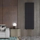 Дизайнерский радиатор отопления IDEALE JOLANDA 11 10/1800/590 вертикальный черный матовый - изображение 3