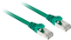 Patchcord Sharkoon Cat 7a S/FTP 3 m Zielony (4044951029563) - obraz 1