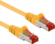 Patchcord Goobay Cat 6 S/FTP 20 m Żółty (4040849683077) - obraz 1