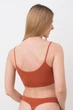 Безшовний топ на тонких бретелях Giulia CAMI TOP S/M Orange-burnt sienna - изображение 2