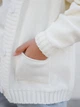 Детский кардиган для девочки Прованс Casual 128-134 см Молочный (4823093458871) - изображение 6
