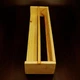 Настенная книжная полка из дерева Шантара карри (КПГ-000103) - изображение 2