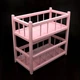 Кровать для кукол из дерева Золушка барби (КРТ-000350) - изображение 8