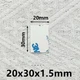 Двухсторонний 3М VHB скотч для дома, в авто Strong Black 20х30 мм (3 шт) (A-68099) - изображение 3