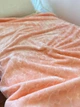 Плед детский Cappone Сердечки персиковые, 110х140 см - изображение 4