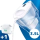 Фильтр-кувшин для воды Brita Aluna XL 3,5 л Белый с картриджем Maxtra Pro - изображение 1