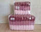 Набор турецких махровых полотенец Cestepe MicroCotton Premium 3 штуки 50x90 + 3 штуки 70х140 Ezgi 5 плотность 600 г/м2 - изображение 6