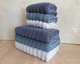 Набор турецких махровых полотенец Cestepe MicroCotton Premium 3 штуки 50x90 + 3 штуки 70х140 Ezgi 7 плотность 600 г/м2 - изображение 2
