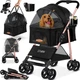 Коляска для собак LovPet Pet Buggy 2in1, Black Д - 65см ,Ш - 50.5 см ,В - 99.5 см - изображение 1