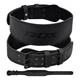 Атлетичний пояс RDX 4 шкіряний Full Black M (WBS-4FB-M) - зображення 1
