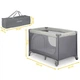 Дитяче туристичне ліжко-манеж Ricokids RK-240 з транспортною сумкою 125х65х78 см, світло-cірий - изображение 8