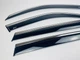Дефлекторы окон (ветровики) DEFL для BMW X5 E70 2007-2013 с хром полоской накладные 4 шт. - изображение 9
