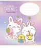 Комплект 5 шт учнівських зошитів kawaii. Зошит Школярик 12 арк. у косу лінію 3422 012-3422C 4820006473211 - изображение 3