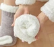Плюшевые носки-тапочки Cappone Зайчики светлая сталь, 35-41 - изображение 4