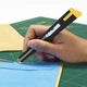 Ніж Olfa 180 Black, лезо 9 мм, металевий корпус, механізм фіксації леза і з'ємна кліпса (11632) - зображення 2