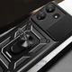 Протиударний чохол Armor Ring + захиcт камери для Xiaomi Redmi 13C та Poco C65 Simon case чорний - зображення 8