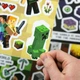 Наклейки MINECRAFT 4 листи А5 - зображення 2