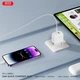 Сетевое зарядное устройство для XO L138 - 30W PD USB-C & 18W QC USB-A White (L138_White) - изображение 7