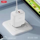 Мережевий зарядний пристрій XO L140 - 35W PD Dual port USB-C White (L140_White) - зображення 4